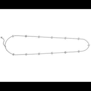 Kendra Scott silver Devalyn Long necklace